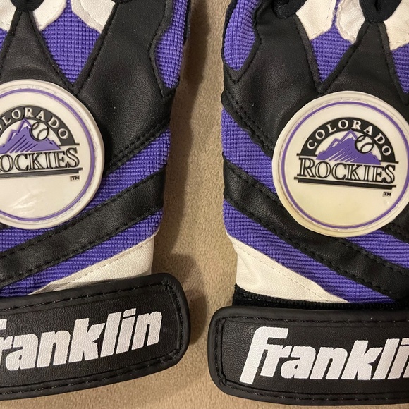 New Colorado Rockies Youth Batting Gloves - Picture 2 of 6